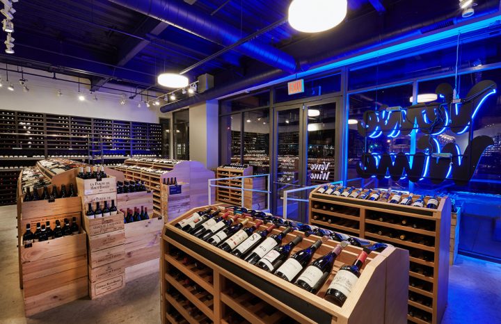 Verve’s New York City unit (interior pictured) boasts a wall of Burgundy bottles accessible by a sliding ladder. Despite a 200 SKU Burgundy selection that rotates quickly, the store nearly always includes options from Domaine Jean-Marc Roulot and Domaine Marquis d’Angerville.