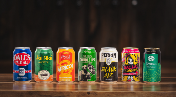 Canarchy Craft Brewery Collective now has a portfolio (flagship lineup pictured) that includes seven independently run brands from across the country, including national best sellers Dale’s pale ale from Oskar Blues and Jai Alai IPA from Cigar City in Florida.