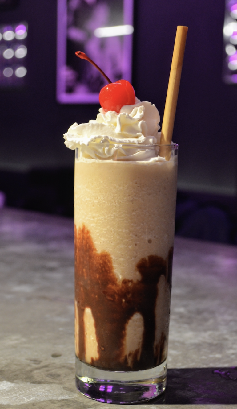 JJ’s Hideaway in Brooklyn, New York has frozen cocktail machines that serve up ’90s standbys like the Frozen Mudslide (pictured).