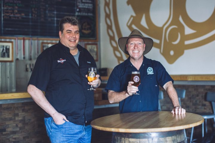 Kings & Convicts Brewing Co. was founded by Chris Bradley (left) and Brendan Watters (right) in 2017. Though the Illinois-based brewery currently has capacity of just 600 barrels a year, a 150,000 barrel-capacity facility is in the works in Wisconsin. When the Wisconsin facility is complete, both Kings & Convicts and Ballast Point beers will be produced there to maximize freshness in shipments across the country.