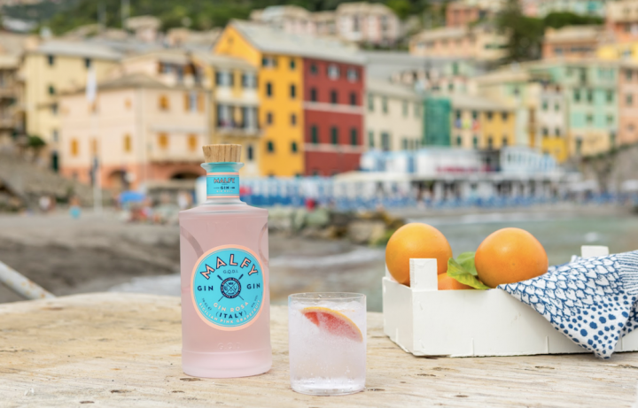 One of the major, recent innovations in the gin category is pink gin, spurred by the rosé craze. Malfy Rosa (pictured) is seeing success in this space, which has encompassed such diverse botanicals as rose, grapefruit, strawberry, and pink peppercorn.