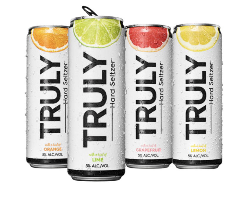 Boston Beer Co.'s Truly hard seltzer brand (cans pictured) is one of the leaders in the ever-growing hard seltzer space. Its strong sales, in fact, have helped Boston Beer offset declining sales of Sam Adams Lager and Angry Orchard.