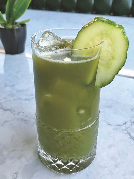 Testaccio in Chicago highlights fresh garden flavors in drinks like the Viridi (pictured) to leave guests feeling refreshed and satisfied during the summer months.