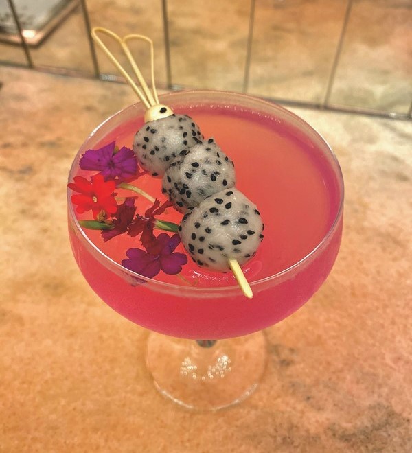 Tito’s vodka is the brand of choice for guests at the Hotel Bennett in Charleston, South Carolina, which also houses the rooftop bar Fiat Lux. The vodka is the base of cocktails like the Dragonfruit Slayer (pictured).