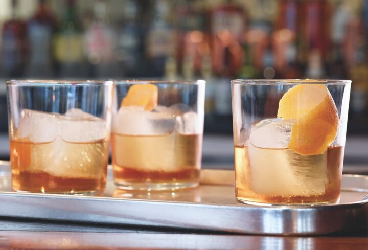 Mixologists enjoy American craft spirits because they tend to put twists on traditional offerings. At Washington, D.C.’s 1310 Kitchen & Bar, the Old Fashioned (pictured) showcases Belle Meade Bourbon and house-made vanilla syrup.