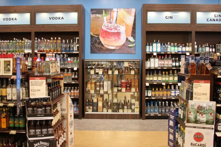 Among premium-priced beverage alcohol retail sales in Pennsylvania (PLCB store interior pictured), spirits showed the biggest sales dollar increase, up 23.8% or approximately $103.3 million. 