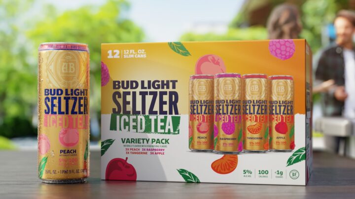 Bud Light released its first seltzer in January 2020. After leading the Bud Light family to its best performing year in five years, the seltzer line has already been expanded with offshoots, such as iced tea (variety pack pictured), lemonade, and cocktail-inspired flavors.