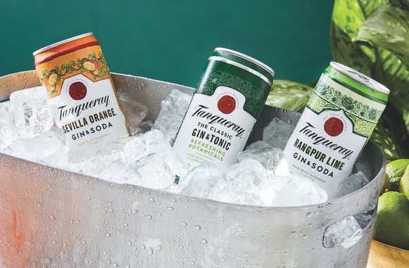 The RTD sector has exploded in recent years, jumping from less than 10 million cases in 2019 to more than 25 million cases in 2021. Big-name brands like Tanqueray (pictured) and Jack Daniel’s are capitalizing on the category’s rise to prominence.