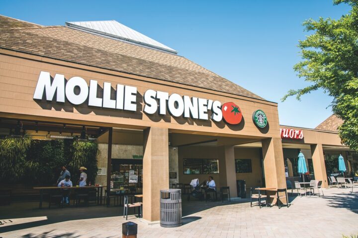 With intense competition throughout the Bay Area, Thrift understands the importance of demographics. Each Mollie Stone’s (exterior pictured) location dictates its own selling strategy, which has resulted in more than $20 million in annual revenue. 