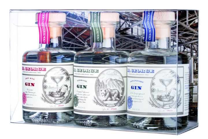 Gift sets such as the St. George’s Spirits Gin Combo Pack (pictured) are among the most popular holiday offerings for consumers. Spirits, especially whiskies, have long highlighted gift sets, but wineries such as Hall Wines are also embracing the format.