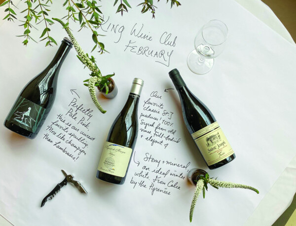 King Restaurant began its wine club—in which members receive three bottles a month (pictured) for $140—when regular customers asked how they could get the on-premise venue’s wines outside of New York City. The move helped the restaurant survive pandemic closures.