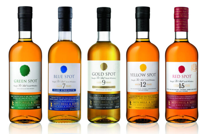 As the Irish whiskey category grows in the U.S., higher-end brands are embracing the quintessential Irish style of single pot still whiskey. From Irish Distillers, The Spot range (pictured) and Redbreast both produce single pot still labels, which sets them apart from blended offerings.