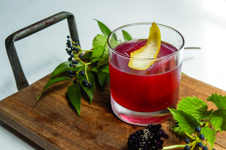 These days, consumers are more adventurous with their cocktails, leading bartenders to experiment. The Perpetual Jam (pictured) at Mary Lane in New York City mixes Old Forester Bourbon, John D. Taylor’s Velvet Falernum, and lemon blueberry shrub.