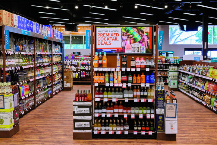 The ready-to-serve (RTS) category has been flooded with new offerings in recent years as dozens of brands seek to enjoy major growth. At ABC Fine Wine and Spirits in Florida, the RTS offerings (aisle pictured) are plentiful.