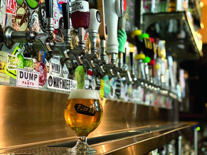 Many restaurants and bars are scaling back their draft systems, even though tap pours remain a key differentiator for the on-premise. Pine Box in Seattle (pictured) has transitioned a handful of its 35 taps to pour pre-mixed cocktails, wines, and ciders instead of beer.