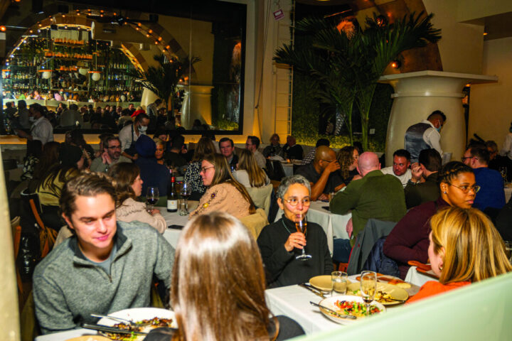 In New York City, Chef Driven Hospitality (Barbounia restaurant pictured) focuses on ensuring by-the-glass offerings complement the cuisine.