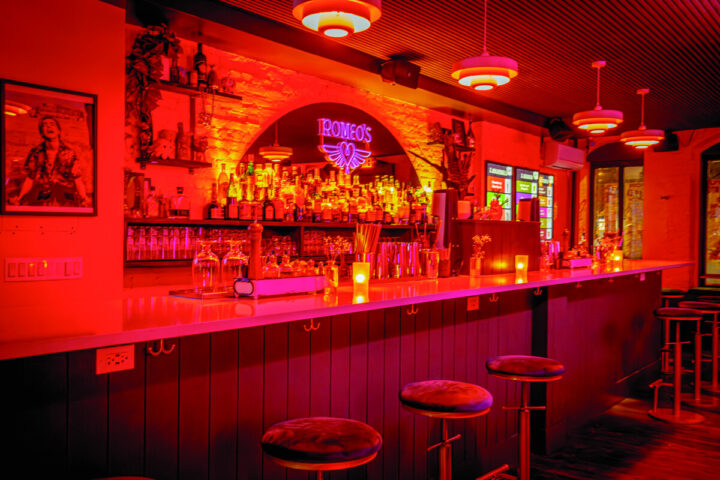 Draft cocktails save time during service by allowing bartenders to handle significant prep beforehand. For example, several of the kegged cocktails at Romeo’s (pictured) in New York City have ingredients that have been acid-adjusted before kegging.