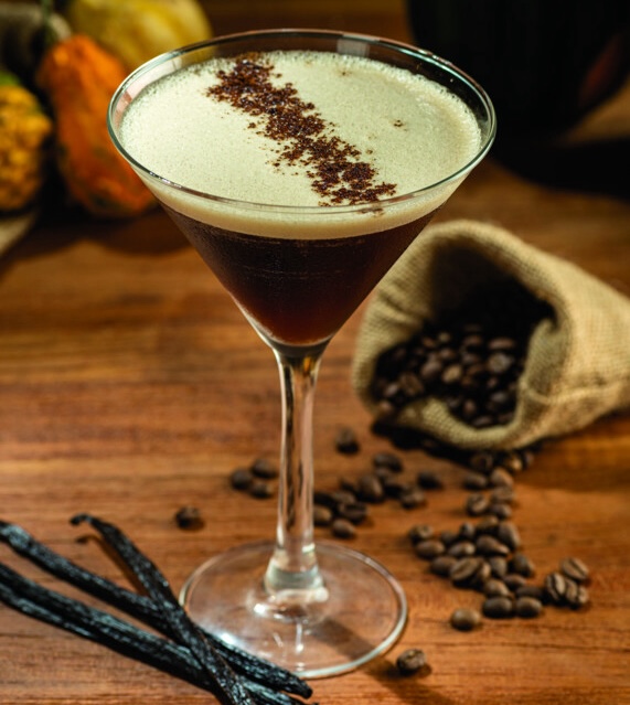 Some mixologists have found success using rum in place of other spirits in classic cocktails that aren’t traditionally made with rum. Florida’s Burlock Coast offers the Sandy Espresso (pictured), a take on an Espresso Martini that uses spiced rum in place of vodka or gin.