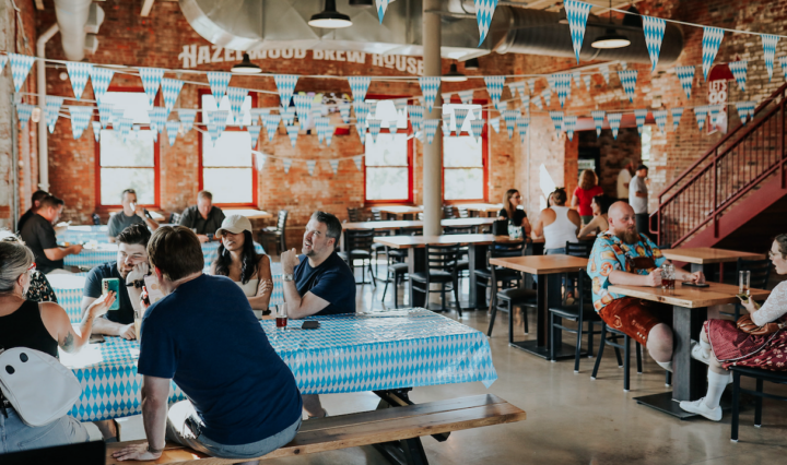 While most Oktoberfest celebrations happen in the fall, Pittsburgh’s Abstract Realm and New France brewing companies, which share building space, hosted a “Halfway to Oktoberfest” this past March.