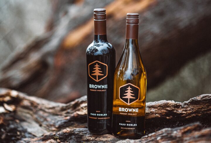 While adjusted packaging is more noticeable with brands that use cans or 3-liter boxes, other brands like Browne Family Vineyards have made less noticeable changes, like the 31% lighter-weight glass bottles they’ve introduced for their Browne Forest Project wines (pictured).