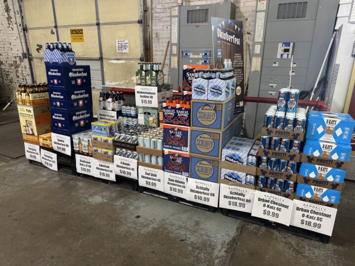 Randall's Wine & Spirits, which operates stores in Missouri and Illinois, usually stocks about 20 Oktoberfest brews each year (offerings pictured).