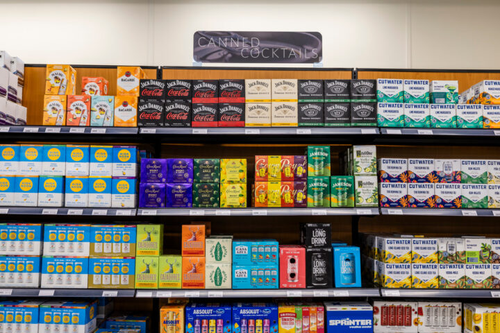 Spirits dominate sales at Brown Jug and the chain stocks upwards of 3,500 spirits SKUs, led by vodka and whisk(e)y. Meanwhile beer sees movement in big-name domestics, local craft labels, and Mexican imports.