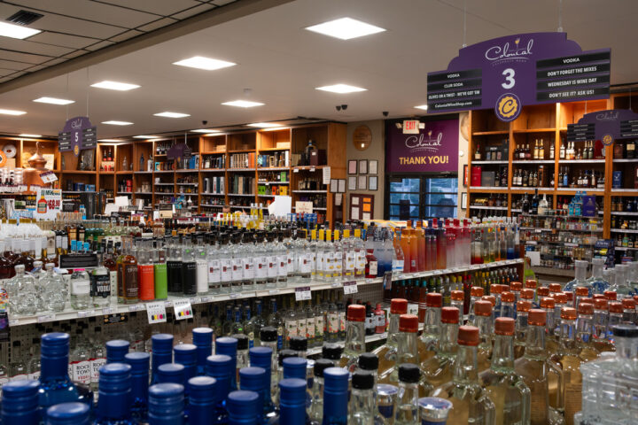 Spirits are a big mover at Colonial, comprising 40% of total sales. Tequila is doing well, particularly newer additive-free brands, and the store highlights staff favorites in its monthly magazine. A recent staff Tequila pick was Lobos Red 1707 Reposado.