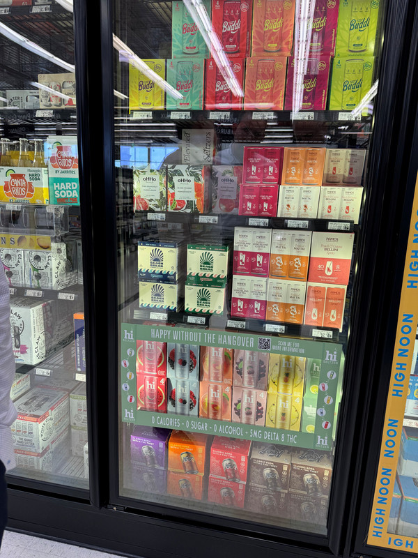 Retailers like Spec’s Wines, Spirits & Finer Foods in Texas are reporting big sales gains for THC drinks. The 200-plus unit chain is seeing 20% month-over-month growth for hemp-derived products.