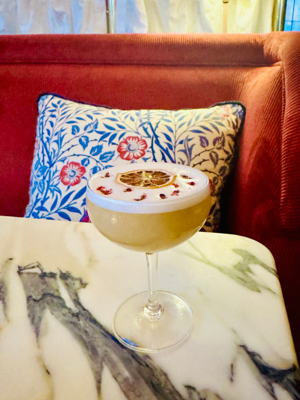 At 2 Springs in Oyster Bay, New York on Long Island, there are a variety of takes on Bourbon-based classics. The Golden Hour Sour features Weller Special Reserve Bourbon.