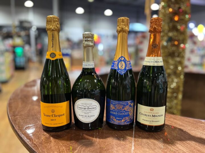 Champagnes (pictured) and other sparkling wines lead overall wine category sales growth at Frugal MacDoogal in Nashville, Tennessee.  