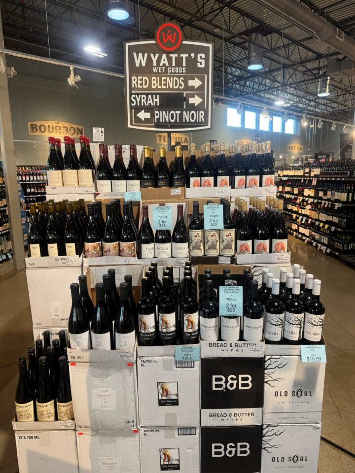 Wilbur’s Total Beverage in Fort Collins and Wyatt’s Wet Goods in Longmont, Colorado traditionally see an uptick in Pinot Noir (pictured) sales leading up to Easter.
