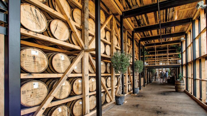 The wholesale tier has experienced shakeups such as Republic National Distributing Co. exiting California, the rise of Reyes Beverage Group, and the movement of spirits companies (Bardstown Bourbon barrels pictured) to distributors that traditionally only handled beer.