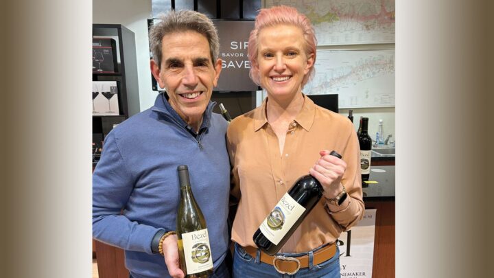 Tastings at Gary’s are led by staff and often feature industry professionals (Owner Gary Fisch and winemaker Jane Dunkley pictured), allowing tasting attendees to have one-on-one conversations and get a more comprehensive wine education.