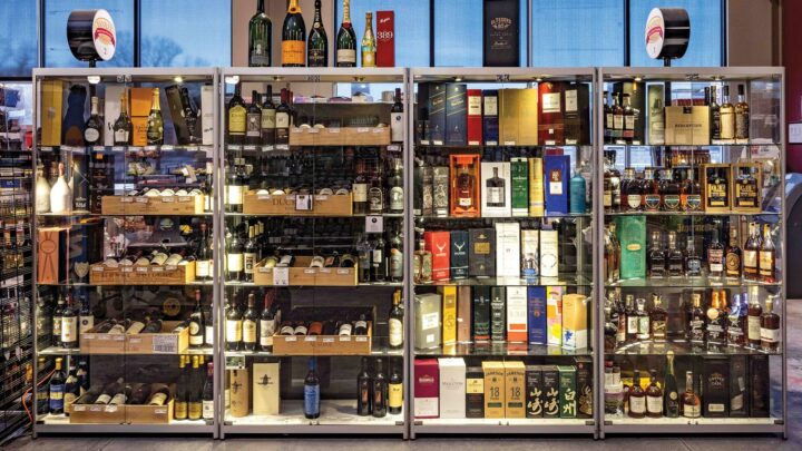 The Yankee Spirits chain in Massachusetts (premium wine and spirits selection pictured) sees annual sales of more than $60 million. Spirits are its top-selling category, making up 42% of sales, with wine coming in at 36% of sales and beer accounting for 22%.