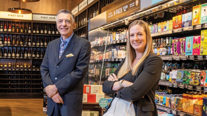 The Fresh Market’s beverage team is led by Olivier Kielwasser (left) and Kristen Bennett (right), both of whom bring extensive beverage retail experience to the concept.
