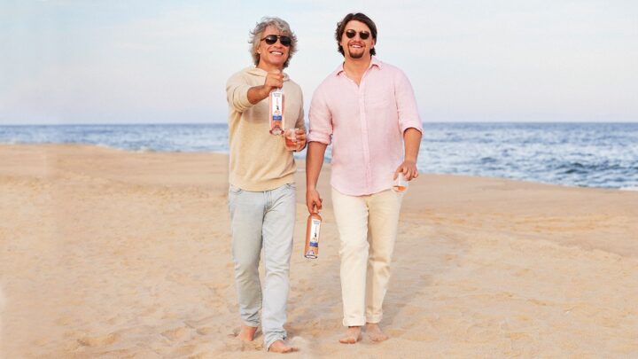 Hampton Water rosé, from Jon Bon Jovi and his son, Jesse Bongiovi (above), continues to gain market share, reaching 127,000 cases in 2025 on 25% growth. The brand released a sparkling offshoot in 2024.