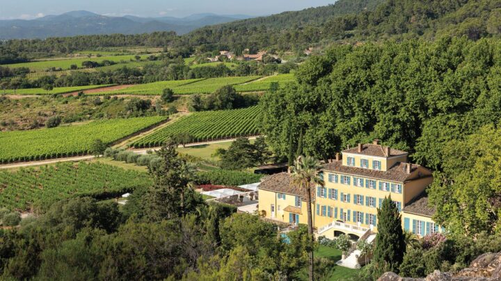 While Provence remains the most well-known area for rosé wines, the region has seen its depletions decline since hitting a peak in 2019. The region exported 1.42 million cases in 2025 (Chateau d’Esclans estate pictured).