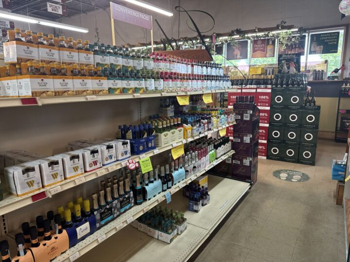 Bombace Wine & Spirits in Farmington, New York allows customers to mix and match 4-packs of 187-ml. wines (pictured), so customers can select various brands and types and pay the same price as a solid four pack ($8). This strategy has helped sales. 