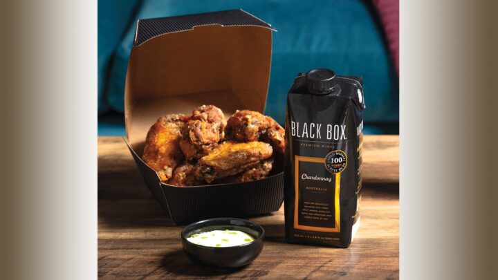 Black Box was one of the few boxed wine brands to see growth last year, posting a 2% increase to 9.03 million cases. While its larger sized 3-liter and 1-liter boxes are popular, the brand also offers 200-ml. Tetra Paks (Chardonnay above).