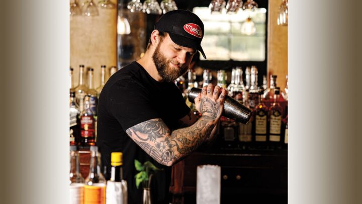 Alex Howard has curated an upscale beverage program at Martha My Dear in Nashville, Tennesee.