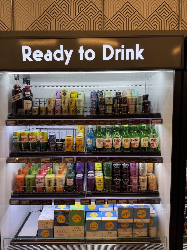 Heading into July Fourth weekend, spirits based RTDs (pictured) lead growth trends at Downtown Spirits in Seattle, Washington. Store CEO Sadr Amir is optimistic the World Cup game at Lumen Stadium July 6th will extend the long weekend celebration and boost sales of domestic spirits and beer.    