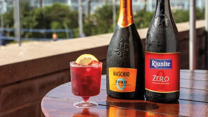 Italian wines remain a dominant force in the United States’ imported wine market. Frederick Wildman & Sons boasts a robust Italian wine portfolio that includes Maschio Zero and Riunite (above), both of which are gaining ground in the non-alcohol wine sector.