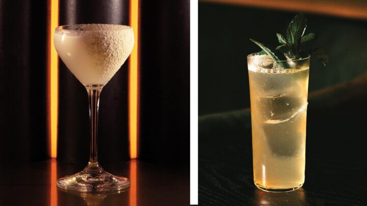 El Malo in Atlanta is focused on making sure rum gets its time in the spotlight. The bar’s Daiquiri Con Coco (above left) is a high-end take on the classic tiki drink, while the Yuzu Highball (above right) showcases the versatility of aged rum.