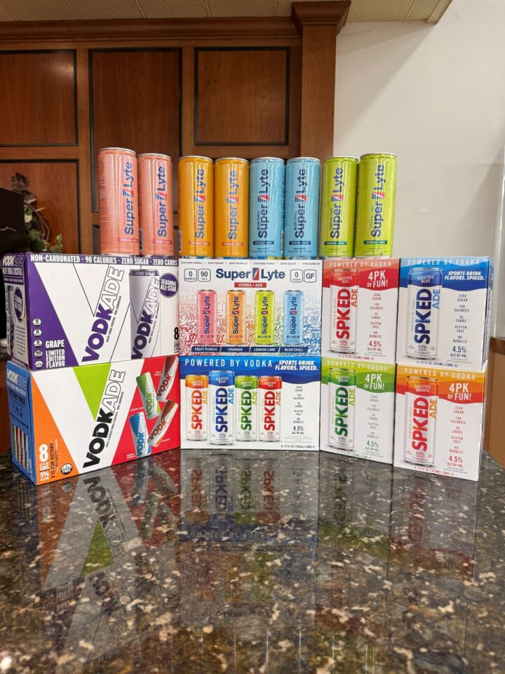 Vodka-based sports drinks (pictured) are particularly popular with Gen Z and Millennial consumers, 
