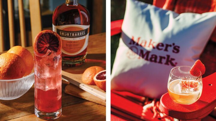 Consumers have more knowledge about Bourbon than ever before, and that’s also affecting purchase decisions. Cocktails (Shortbarrel above left; Maker’s Mark above right) are an increasingly popular entry point for new Bourbon drinkers.