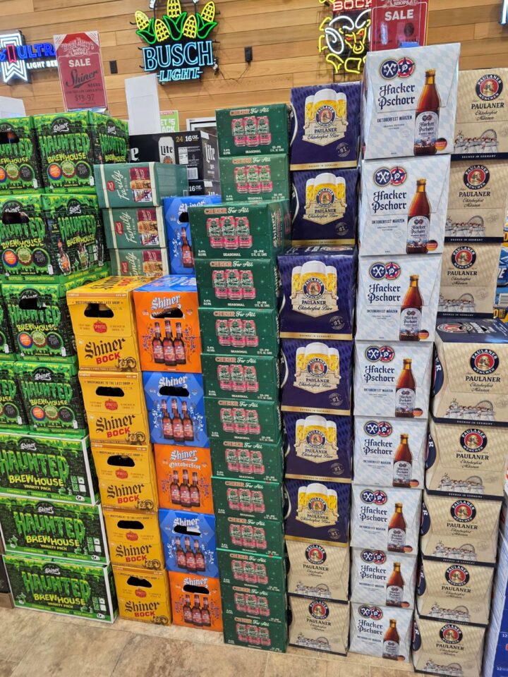 Oktoberfest releases (pictured) are the biggest and most sought after of the four seasonal beer releases, according to Dustin Mitzel, CEO, Happy Harry’s Bottle Shops in North Dakota. 