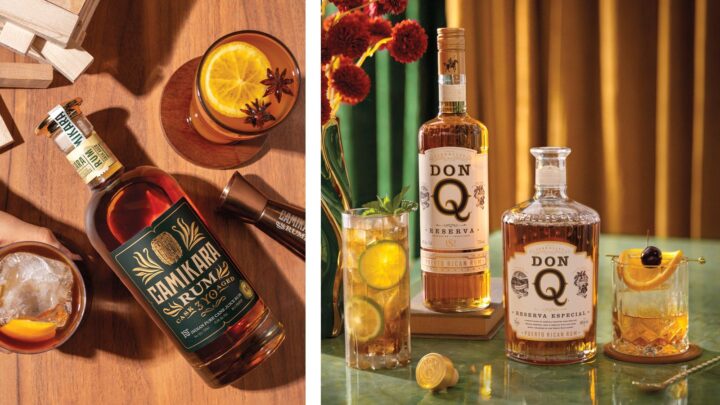 Aged rums like Don Q (above right) and Camikara Indian rum (above left) are consistently being sought out by consumers and bartenders looking for rums that are for both sipping and cocktail-making.