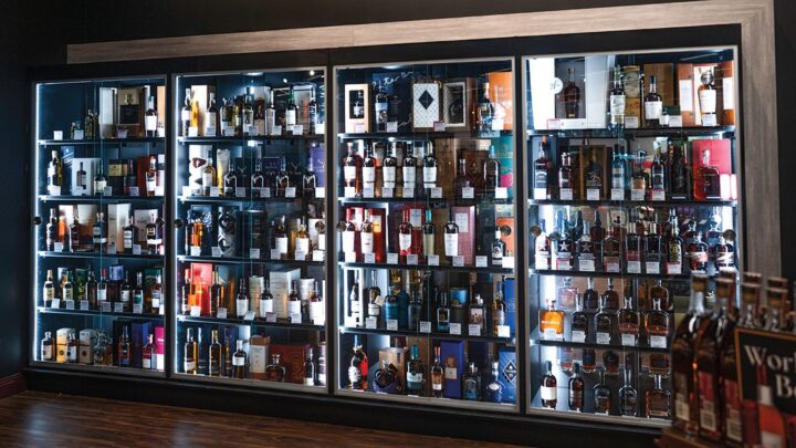 ABC stocks around 1,700 spirits SKUs in its family of stores. Standout categories at the company include whiskey (worldly whiskies pictured) and Tequila as well as vodka, though that market has waned in recent years.