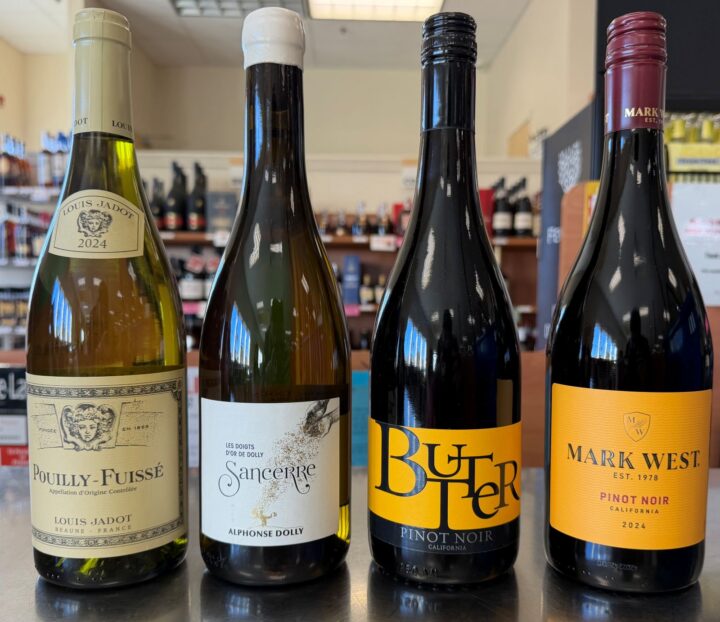 White wines from Burgundy and Sancerre, France and Pinot Noir from California (pictured) are trending strong at the New Hampshire Liquor Commission's retail outlets.