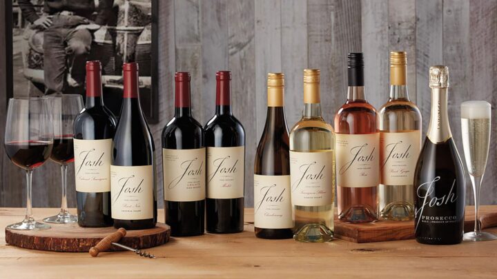 Josh Cellars (lineup pictured) is bucking the overall wine trends, growing 3.7% in 2025 to 6.82 million cases. 